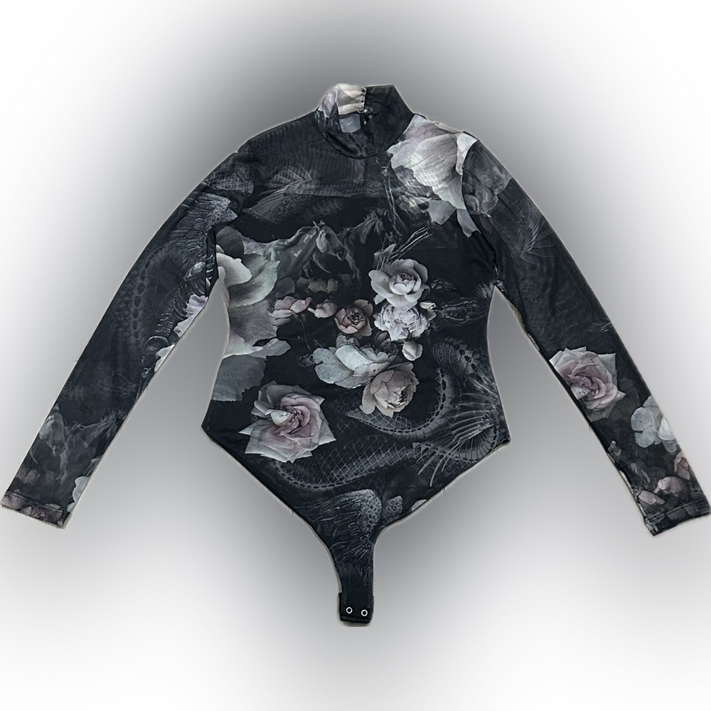 ALL SAINTS Elia Iris Micro-Mesh Bodysuit - Picture 6 of 16